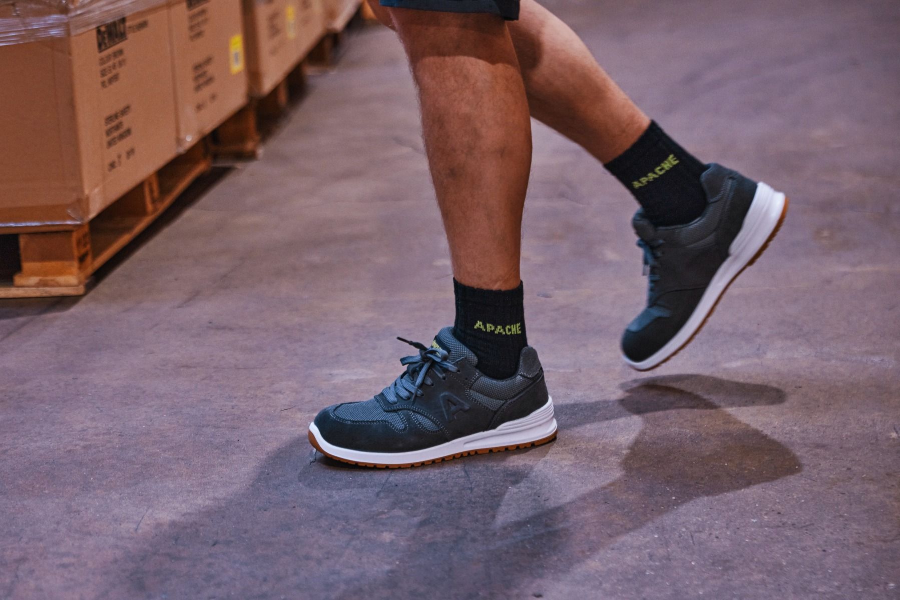 Apache Winnipeg Suede Safety Trainer S1 - Safety Trainer