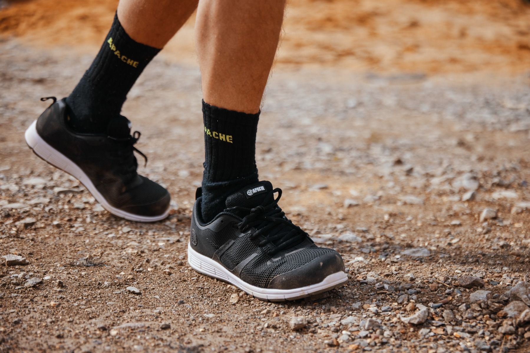 Apache Vault Black Lightweight Sports Trainer S1 - Safety Trainer