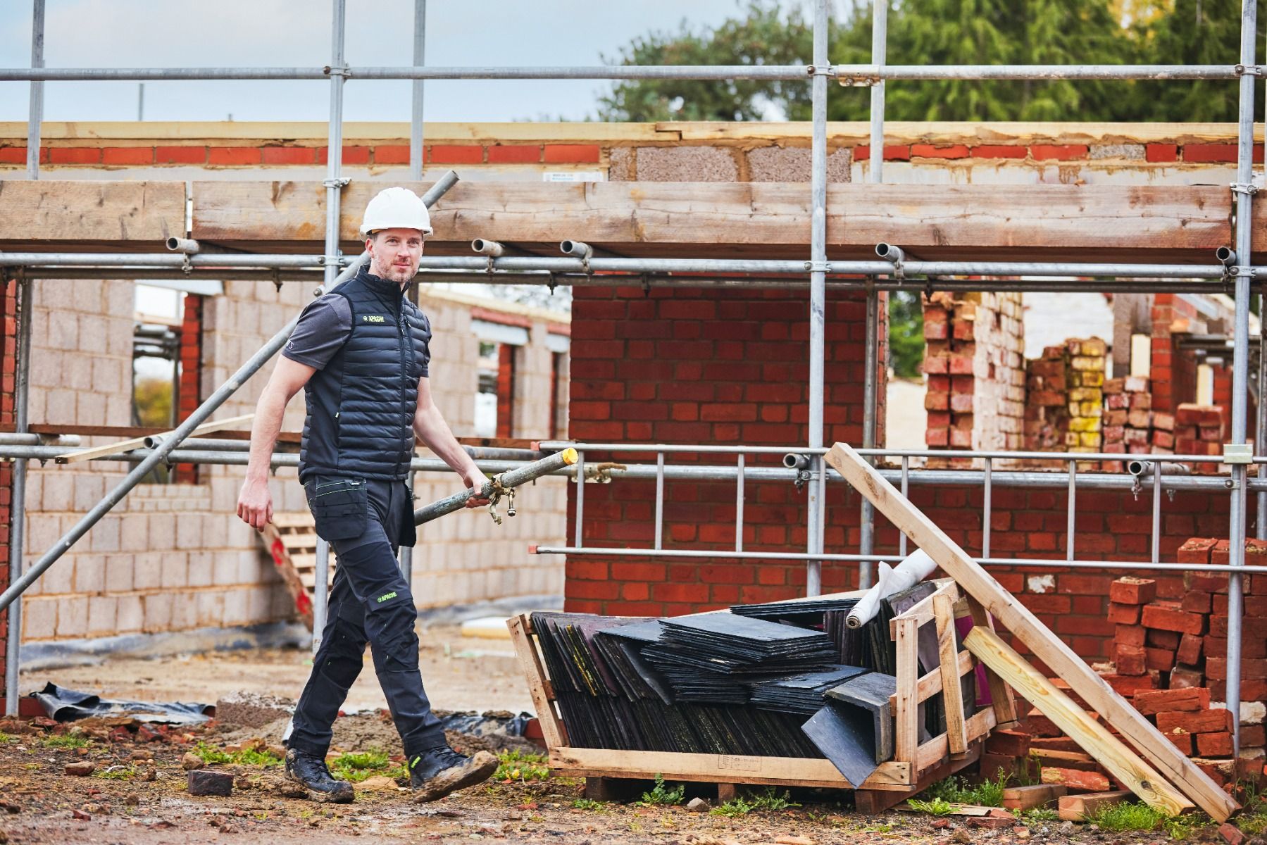 Apache Calgary Grey Work Trousers - Work Trousers