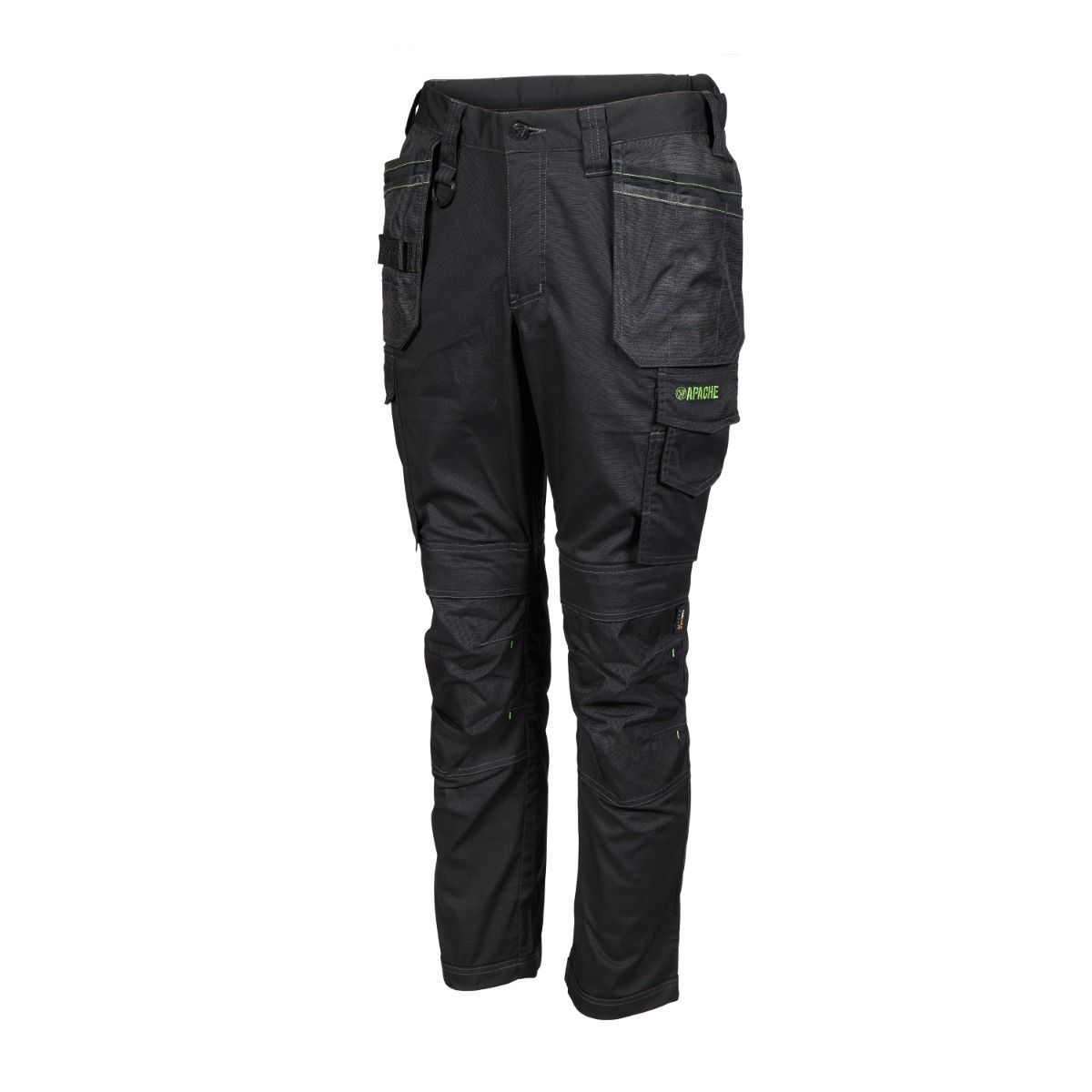 Apache Sudbury Black Stretch Slim Fit Trouser - Work Trousers