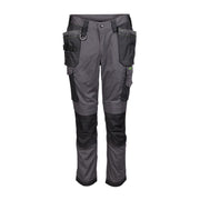 Apache Sudbury Grey Black Stretch Slim Fit Trouser - Work Trousers