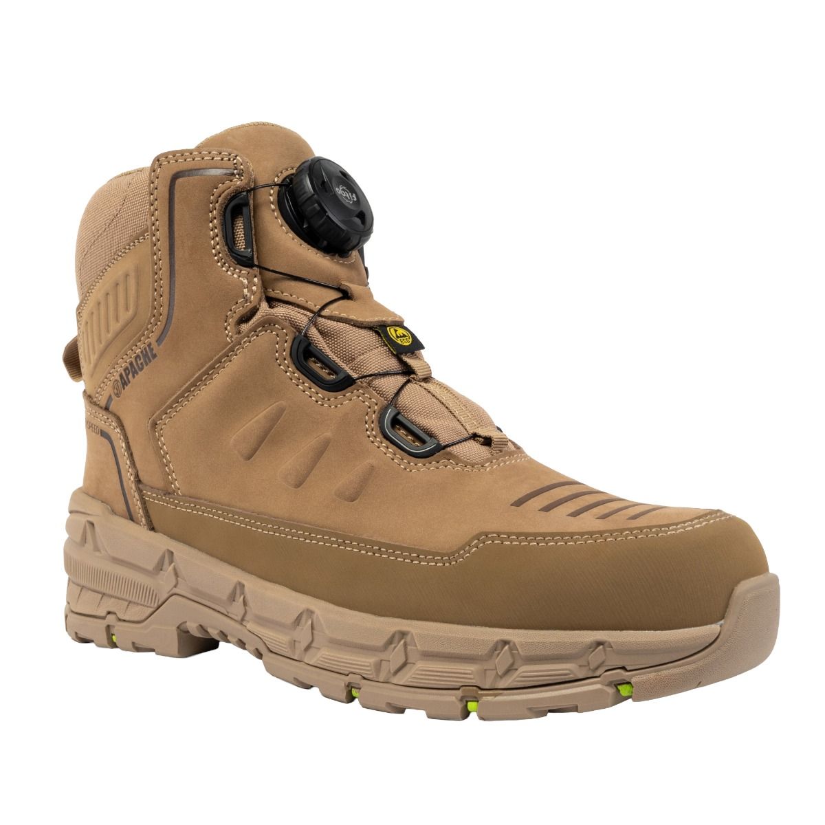 Apache Stonehenge Stone FITGO Safety Boot With Rebound EVA Midsole & ESD S7 - Safety Boot